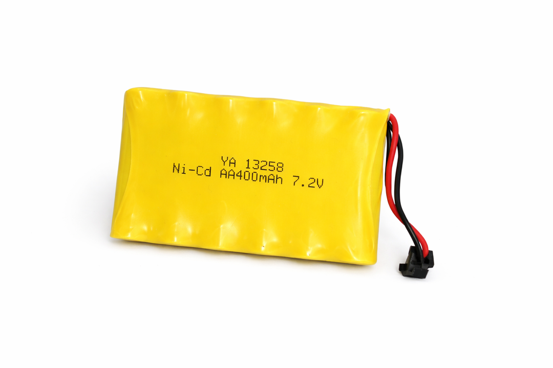 7.2V Ni-MH Battery Pack, Rechargeable AA Battery with USB Charge Cable, SM 2P Plug for RC Car, Truck, Tank, Boat, Toys, YA 13258 Ni-Cd AA400mAh 7.20