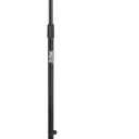 On-Stage MS7700B Tripod-Base Mic Stand (Setup for Vocal and Instrument Microphones, Adjustable Height, 5/8-27 Threading, Portable, Folding, Nonslip Rubber Feet, Cable Clip, Steel, Black)