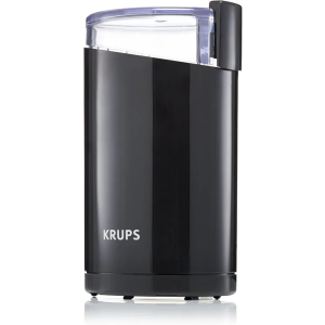 KRUPS Precision Electric Coffee Grinders, 3 oz Capacity, 200W Motor, Stainless Steel Blades for Uniform Grinding of Beans, Herb and Nuts, Coffee and Spice Grinder Electric, (Black)