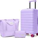 Carry On Luggage Set 3 Piece, Carry-on Suitcase With Wheels, 3 piece set 22inch