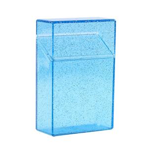 4 x Transparent Cigarette Case for King Size 85mm, Holds 20 Cigarettes,Stylish with Gold Powder Design (Blue) 4 x Transparent Cigarette Case for King Size 85mm, Holds 20 Cigarettes,Stylish with Gold Powder Design (Blue)