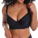 Shapedly Back Smoothing Bra for Women – Sculpting Support, Adjustable Fit, Soft & Breathable Comfort Size 36/80E