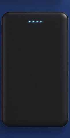 Portable Charger Power Bank 10000mAh,Ultra Slim Compact External Battery Pack with USB C Input & Dual USB Outputs Backup Charger Compatible with iPhone 13,12, Samsung S20,Tablet-Black+Red