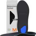 MERRELL Premium Comfort Insoles for Men - Orthotic Insoles with Slow Rebound Memory Foam & Semi-Rigid Cork Layer for support - Plantar Fasciitis Relief, Work Boot, Hiking/For Low to Medium Arch Height (11)