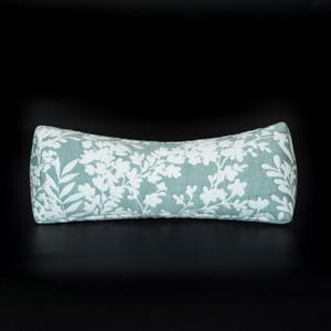 Buckwheat Neck Support Pillow Cervical Neck Cylinder Bolster Pillow,Buckwheat Hulls Adjustable Roll Pillow,Neck Pain Relief for Back and Side Sleepers Round Pillows for Lunch Break Green, 6*15 inch