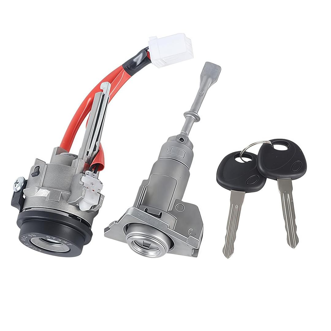 Ignition Switch Lock Cylinder, Driver Side Door Lock Cylinder, Compatible with 2011-2015 Hyundai Elantra, Replace OE 81970-3XA00 81910-3XA00 819703XA00 819103XA00