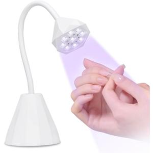 GAOY Omin-Cure Nail Lamp, Rechargeable UV Light for Gel Nails, Cordless, Salon Manicure and DIY at Home