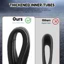 10x2.125 Inner Tube,10 inch Scooter Tire Inner Tube Compatible with 10x1.90 10x1.95 10 x 2 54-152,Replacement for Segway Ninebot F20, F25, F30, F40 Electric Scooter