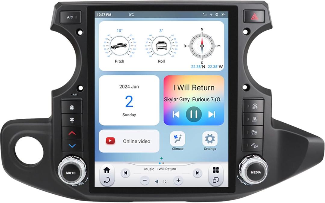 LINKSWELL GEN6 Car Radio for Jeep Wrangler JL 2018-2021 & Gladiator 2020-2021 Android 11 T-Style 12.1 Inch Stereo 4+64GB Head Unit with Wireless CarPlay/Android Auto,Upgraded DSP & EQ