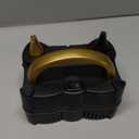 Bezente Balloon Pump Electric, Portable Balloon Inflator Pump Electric Air Pump for Balloons Dual Nozzle Electric Balloon Pump for Birthday Wedding Graduation Party Decorations (Black Gold)