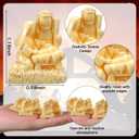 RoundFunny 50 Pcs Christmas Miniatures Nativity Resin Nativity Figures Bulk