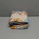 MSGKV Boho Throw Blanket 50"x60" Floral Cotton Blanket for Couch Sofa Spring Breathable Lightweight Farmhouse Blankets Home Decor Muslin All Seasons (Opera Bloom)
