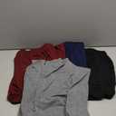 Neer 4 Pack Mens Carpi Shorts Big and Tall Below Knee Casual 3/4 Pants Loose Fit Drawstring Jogger Shorts with Pockets, XL