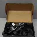 HORUSDY Ratchet Straps Heavy Duty, Tie Down Straps Ratchet Set, 2200 LB Break Strength, Safety Lock S Hooks, Best for Moving, Securing Cargo, Kayaks, Mountain (4 PackBlack) (Black-New Model)