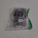 Cable Lock with 3 Keys | L 3.28ft(1m),D 1/6in(4mm) Adjustable Steel Cable Padlock | Aluminum Locks for Bikes, Gate, Lockers & Outdoor Gear | Weatherproof & Black