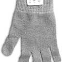 Kitchen Set Microplane Cut Resistant Glove Keep Hands Safe in The Kitchen, One Size (Pack of 1) (Original) And Tablecloth White 70*178In And Taylor Stainless Steel Digital Folding Probe Meat Thermometer with Blue Display