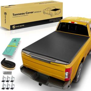 YHTAUTO Soft Roll-Up Tonneau Cover Truck Bed for 2022 2023 2024 2025 2026 Ford Maverick 4.5 FT Bed (54.4") | Auto Locking System | All Weather Protection