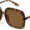 miyya Oversized Polarized Sunglasses Women, Trendy Retro Sun Glasses for Women 2025, Oversized Shades