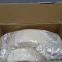 I00000 102 Pcs Ivory Plastic Plates, Disposable Party Plates Include 51 Ivory Dinner Plate 10 and 51 Plastic Dessert Plate 7 Perfect for Birthday, Party & Wedding