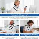 Neck Stretcher Cervical Traction Device - Adjustable Lightweight Neck Support Brace for Cervical Spine Decompression,Pain Relief Neck Decompression Tension Relief, FSA Eligible HSA Eligible