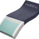 Hospital Bed Mattress for Pressure Redistribution - Multi-Tiered Die-Cut and Memory Foam Medical Mattress for Moderate to High Bedsore Treatment - Sloped Heel - 36" x 80" x 6"