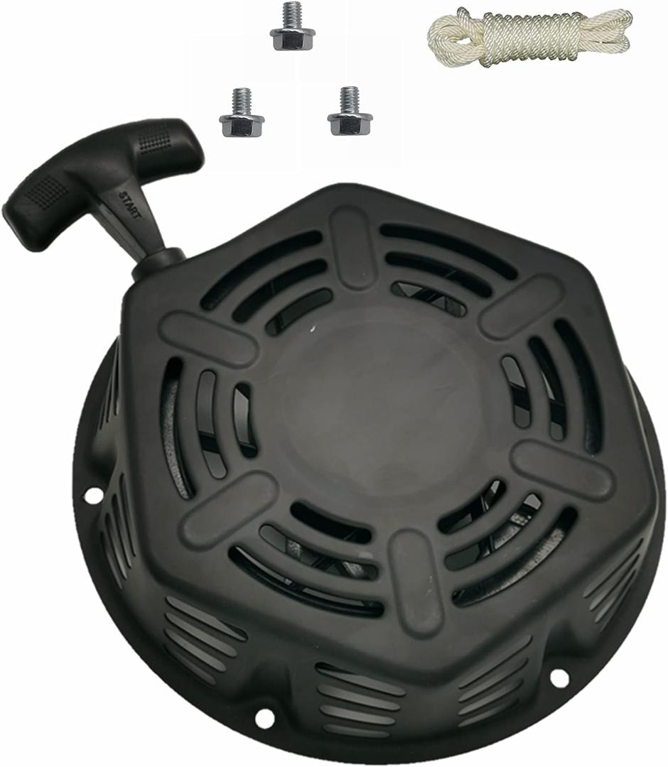 YAMAKATO GX390 GX340 Recoil Starter Pull Start Assembly for Generator Champion 100165 41532 Honda Pulsar Ryobi Predator 338cc 389cc 420cc 439cc 459cc 11hp 13hp Pull Cord Rope Replacement