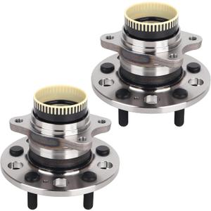 512437 Set of 2 Rear Wheel Bearing Hub Assembly Fit for 2011-2017 Hyundai Azera, 2010-2014 Sonata, 2010-2015 Tucson, 2014-2016 Kia Cadenza, 2011-2015 Optima, 2008-2012 Rondo, 2011-2016 Sportage