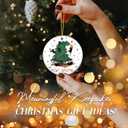 3 x Meowy Christmas Cat Ornament  Funny Ceramic Holiday Decoration with Black Cats in Christmas Tree  Cute Pet Lover Gift  Rustic Farmhouse Xmas Tree Dcor with Cats