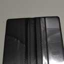 CoBak Car Registration and Insurance Holder - Vehicle Glove Box Car Organizer,Auto Truck Comparment Accessories Case with Magnetic Closure for Driver License,Cards (L-Fiber Black)