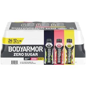 BODYARMOR ZERO Sugar Variety Pack, Sugar Free Sports Drink - Low-Calorie Hydration - Natural Flavors with Potassium Packed Electrolytes, Antioxidants, and B-vitamins, 12 fl oz (Pack of 22)