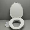 Bemis 1500EC 390 Lift-Off Wood Elongated Toilet Seat, Cotton White (Pack of 1)