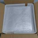 ROUFA Clear Acrylic Shelf Dividers, 8Pcs Closet Dividers Fit for Any Thickness of Shelves, Multi-Purpose Wood Shelf Separators for Bedroom, Kitchen, Office, Bathroom, 11.8''x11''