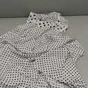 MakeMeChic Women's Polka Dots Halter Dress Tie Backless Summer Maxi Dresses (White, S)