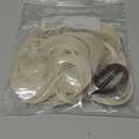 CJL HAIR Large Messy Bun Hair Piece Wavy Curly Scrunchies Synthetic Chignon Ponytail Hair Extensions Thick Updo Hairpieces for Women Platin Blonde