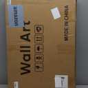 Large Framed Neutral Abstract Wall Art for Living Room, 2 Piece Tan and Cream Beige Canvas Prints Paintings Artwork for Walls, Woman Silhouette Big Pictures for Bedroom Dining Room Office Wall Decor