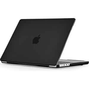 EooCoo Case Compatible with MacBook Pro 16 inch M5 2026-2021 M4 M3 M2 M1 Pro/Max Chip, Matte Hard Shell, Easy to Install, Sturdy Laptop Protective Cover Case, Matte Black