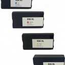 AMAZINK Compatible Replacement Ink Cartridge for 936XL Ink. Works with 9110b 9122e 9125e 9135e 9128e Printers. 4 Pack 936