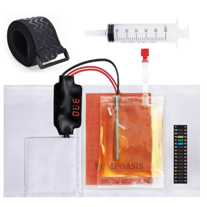 WILLGOON Electric Urine Warmer, Maintains 37°C/98.6°F for Up to 4 Hours, Equipped with Visual Temperature Strip, Temperature Sensor for RealTime Monitoring, Flexible Heating Pad for Uniform Heating