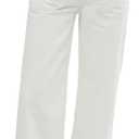Allimy Womens Jeans High Waisted High Rise Straight Leg Baggy Wide Leg Pants Woman Y2K Mom Boyfriend Jeans for Women Trendy 2026 Denim Cargo Pants Women White Size 8