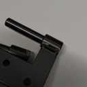 SteelTek Jamb Pintel 1" Offset (Sold as Pair), 304 Stainless Steel, Powder Coated Black