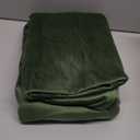 MIULEE Velvet Curtains 2 Panels Luxury Blackout Curtains for Bedroom Living Room Thermal Insulated Super Soft Window Drapes Rod Pocket & Back Tab, Olive Green, W52 x L72 inches