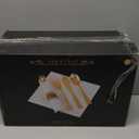 Supernal 120Pack Gold Plastic Silverware Wrapped Plastic Cutlery Set with Napkin,Pre Rolled Napkins with Cutlery Set,Rolled Silverware Disposable For Valentine's Day Mother's Day and Easter