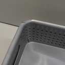 NETANY Plastic Storage Baskets  8 Pack, Gray, Durable, Easy to Use, Flexible, MultiPurpose, Ideal for Closets, Cabinets, Shelves, Countertops