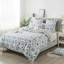 Duvet Cover and 2  Pillowcases — "Bohemian Damask and Paisley", Size Queen