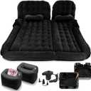 3 in 1 SUV Air Matterss | Car Mattress with Electric Air Pump-2 Support Fillers & 2 Pillows Fits SUV|MPV|Minivan for Road Trip Camping Black