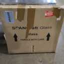 3 Glass Wall Shelfs 27" x 8" with Curve Shelf Clips