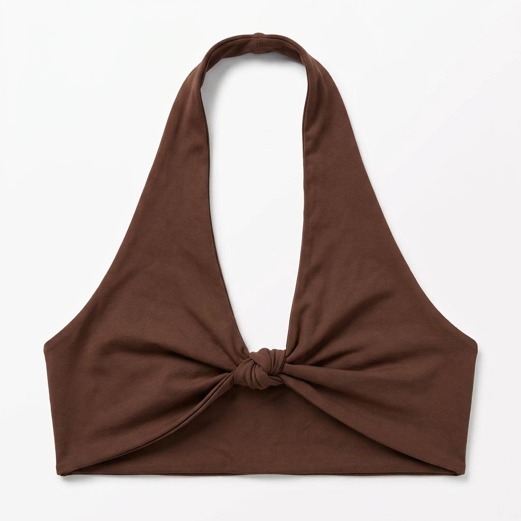 TWISTED HALTER TAUPE Medium-Large