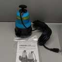 1/4HP Submersible Sump Pump with Unique Flow Sensor Switch Last-inch Water Drainage for Flooded Basement Backyard Pool Hot Tub Rain Barrel 35FT Power Cord Easy to Use