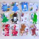Winlyn 24 Sets Holiday Decorations DIY Christmas Tree Ornaments Winter Crafts Kits Foam Snowflake Penguin Snowman Foam Stickers for Kids Holiday Seasonal Gift Home Classroom Activities Party Favors