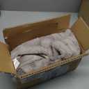 Madison Park Duke Luxury Long Faux Fur Throw Grey 50*60 Premium Soft Cozy Brushed Long Faux Fur For Bed, Coach or Sofa